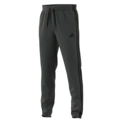 Tuta Adidas 3 Stripes Fleece Tapered Pant Dark Grey Heather