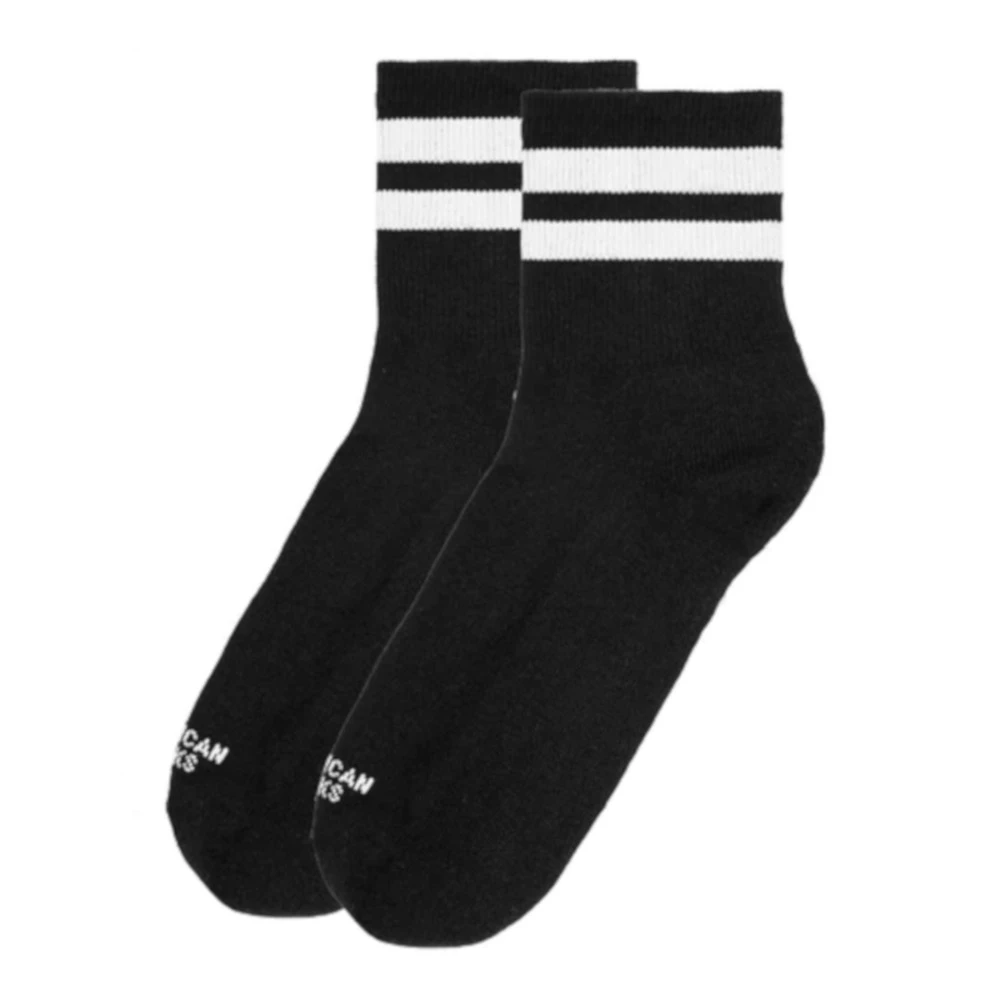 Calze American Socks Ankle High Back In Black 1 Calze American Socks Ankle High Back In Black