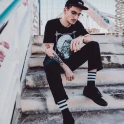 Calze American Socks Mid High Back In Black II -Negozio Di Pattini american socks mid high back in black ii 3