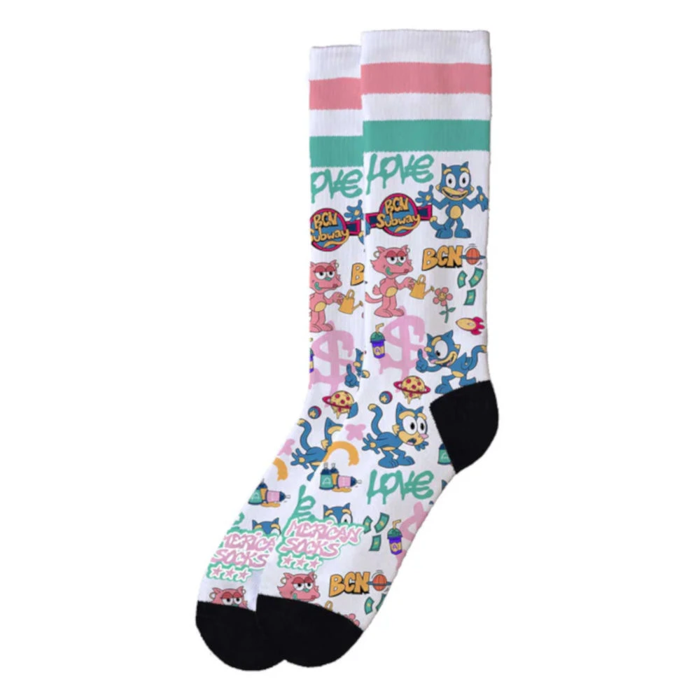 Calze American Socks Signature Mid High Copy Cat 1 Calze American Socks Signature Mid High Copy Cat