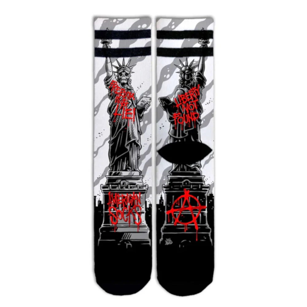Calze American Socks Signature Mid High Freedom Is A Lie 2 Calze American Socks Signature Mid High Freedom Is A Lie - immagine 2