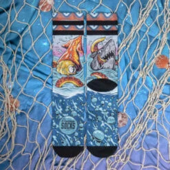 Calze American Socks Signature Mid High Seamonsters -Negozio Di Pattini american socks signature mid high seamonsters 4