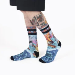 Calze American Socks Signature Mid High Seamonsters -Negozio Di Pattini american socks signature mid high seamonsters 5
