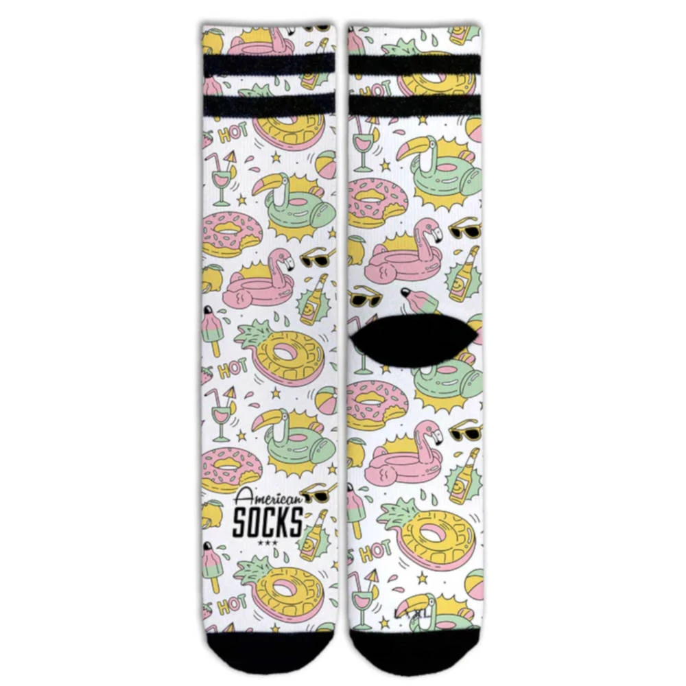 Calze American Socks Signature Mid High Pool Party 2 Calze American Socks Signature Mid High Pool Party - immagine 2