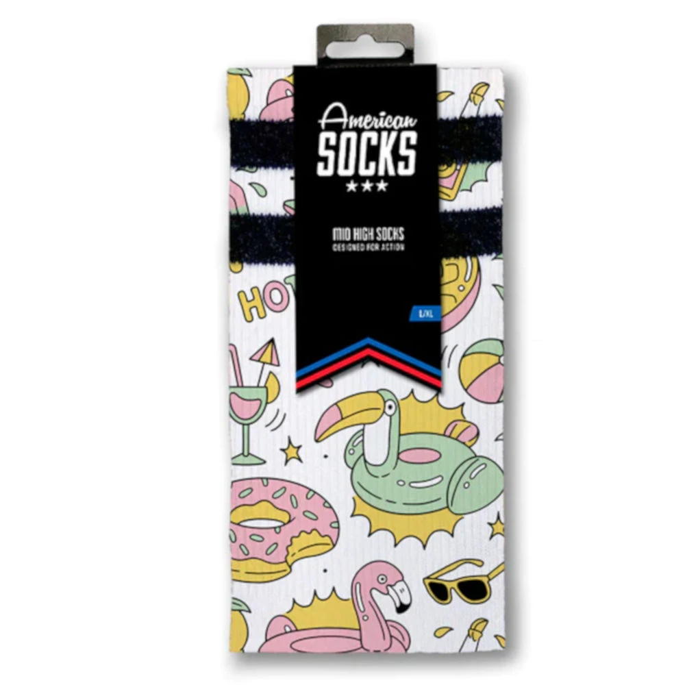 Calze American Socks Signature Mid High Pool Party 3 Calze American Socks Signature Mid High Pool Party - immagine 3