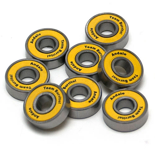 Cuscinetti Da Skateboard Andale Bearings ABEC 5 Yellow 3 Cuscinetti Da Skateboard Andale Bearings ABEC 5 Yellow - immagine 3