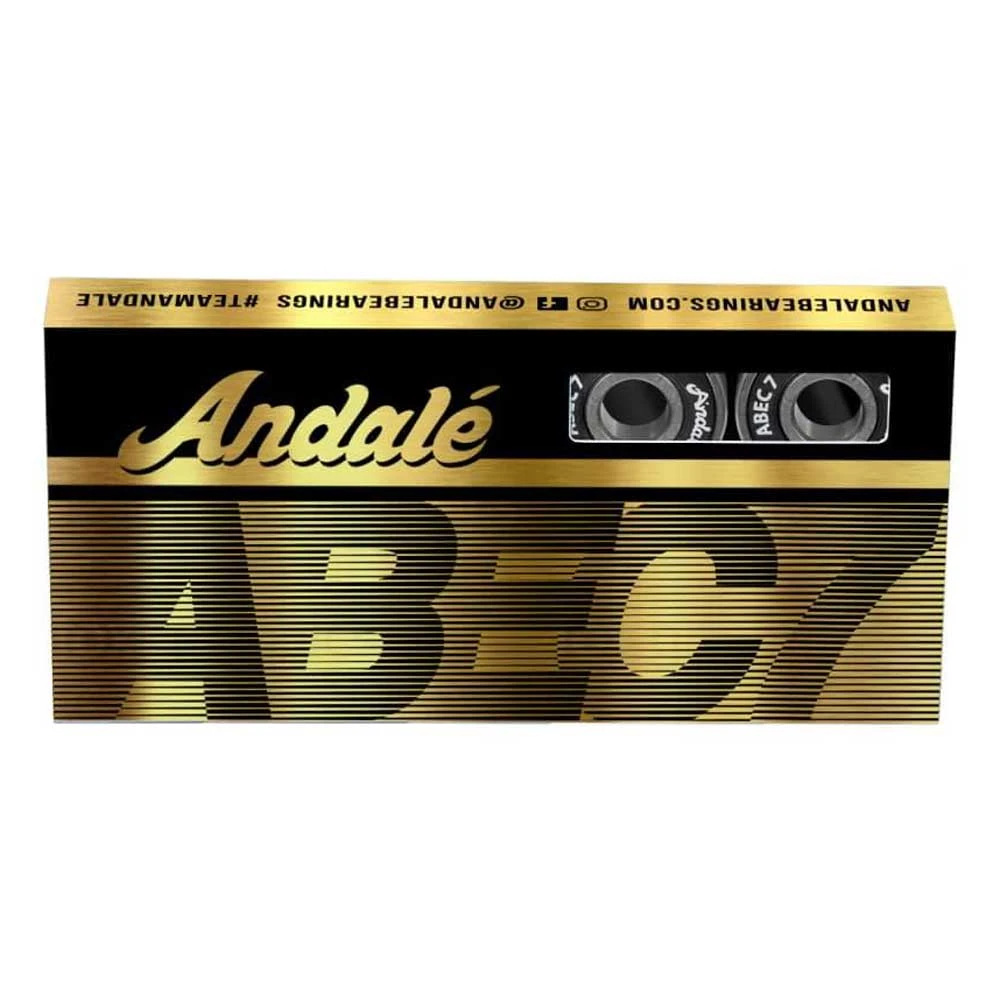 Cuscinetti Da Skate Andale Bearings Black Gold Abec 7 1 Cuscinetti Da Skate Andale Bearings Black Gold Abec 7