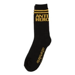 Calze Anti Hero If Found Sock Black Black Yellow