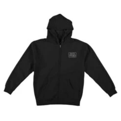 Felpa Anti Hero Zip Hood Reserve Black Grey