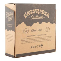 Ruote Arbor Easyrider Wheel Outlook Ghost Black 69MM -Negozio Di Pattini arbor easyrider wheel bogart ghost black 69 mm 5