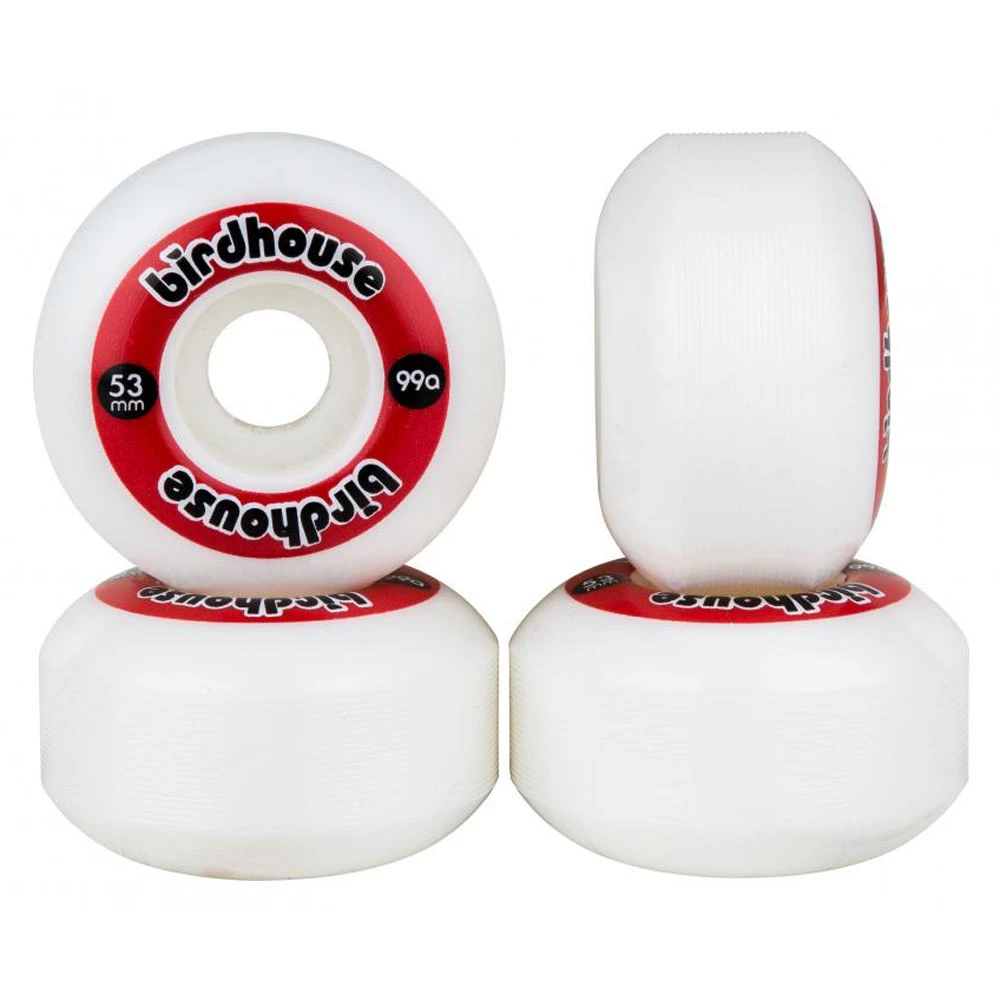 Ruote Da Skate Birdhouse Wheels Logo Red 53MM 4 Ruote Da Skate Birdhouse Wheels Logo Red 53MM - immagine 4