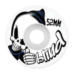 Skateboard Completo Blind Bust Out Reaper FP White 7.625'' -Negozio Di Pattini blind bust out reaper fp soft wheels white 7 625 3