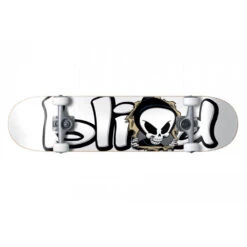 Skateboard Completo Blind Bust Out Reaper FP White 7.625'' -Negozio Di Pattini blind bust out reaper fp soft wheels white 7 625 4