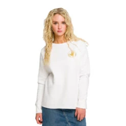 Felpa Body Glove Womens Crew Shining White 5 Felpa Body Glove Womens Crew Shining White -Negozio Di Pattini body glove womens crew shining white 2