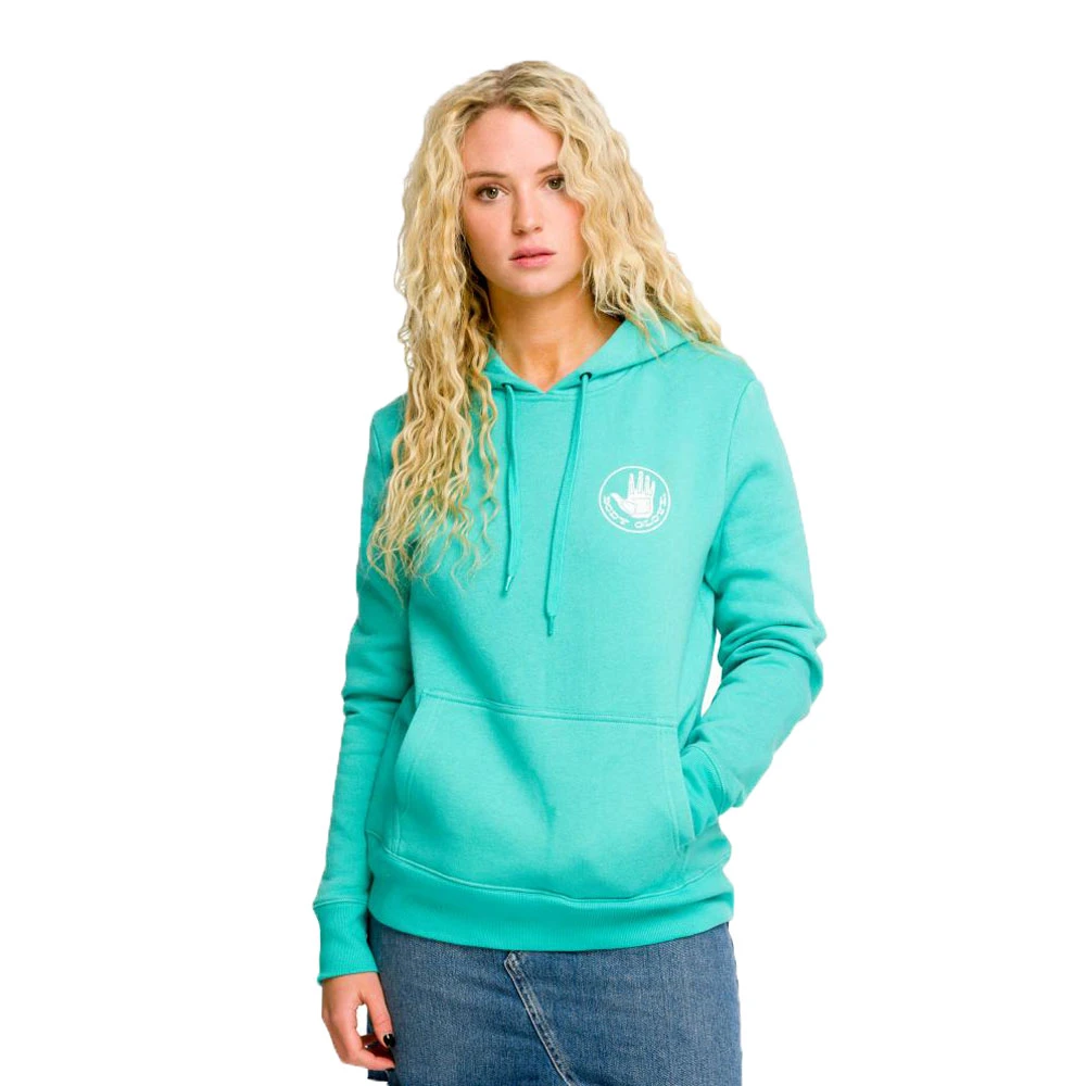 Felpa Body Glove Womens Crew Hood Og Logo Seafoam 3 Felpa Body Glove Womens Crew Hood Og Logo Seafoam - immagine 3