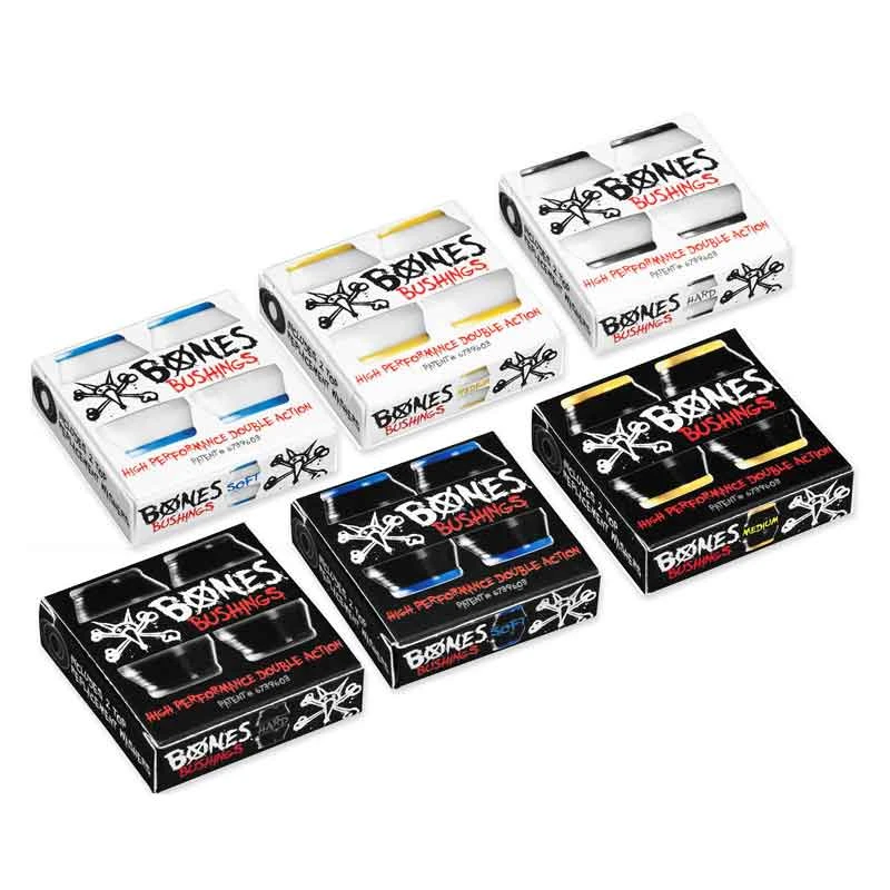 Bones Bushings Hardcore Hard Black - Gommini 2 Bones Bushings Hardcore Hard Black - Gommini - immagine 2