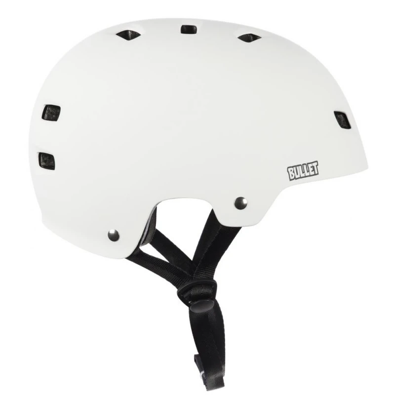 Casco Bullet Deluxe Skate Helmet T35 Matt White 4 Casco Bullet Deluxe Skate Helmet T35 Matt White - immagine 4