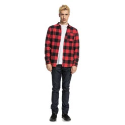 Camicia Quiksilver Motherfly American Red Motherfly -Negozio Di Pattini camicia quiksilver motherfly american red motherfly 7