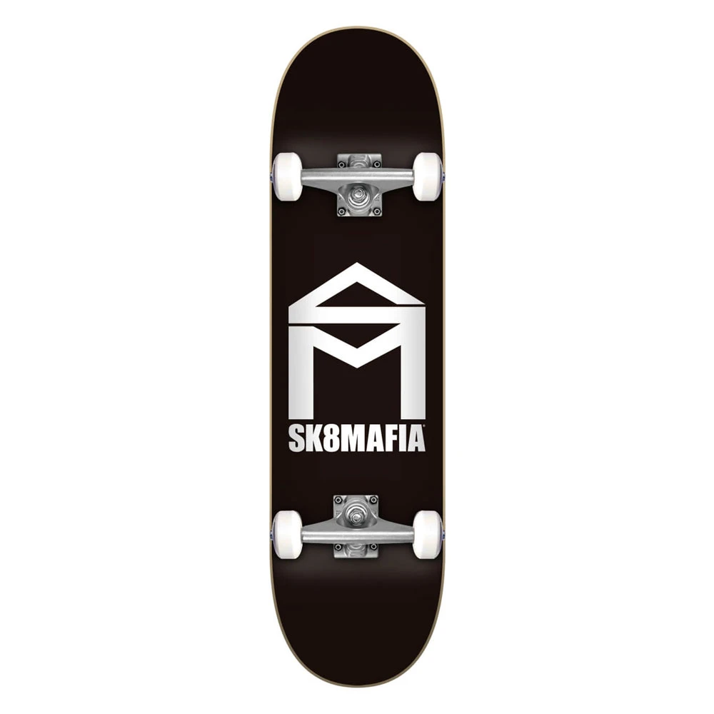 Sk8mafia Skateboard Completo Sk8 Mafia House Logo Black 7.75'' 1 Sk8mafia Skateboard Completo Sk8 Mafia House Logo Black 7.75''