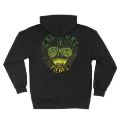 Felpa Creature Magic Handz Zip Hooded Heavyweight Black