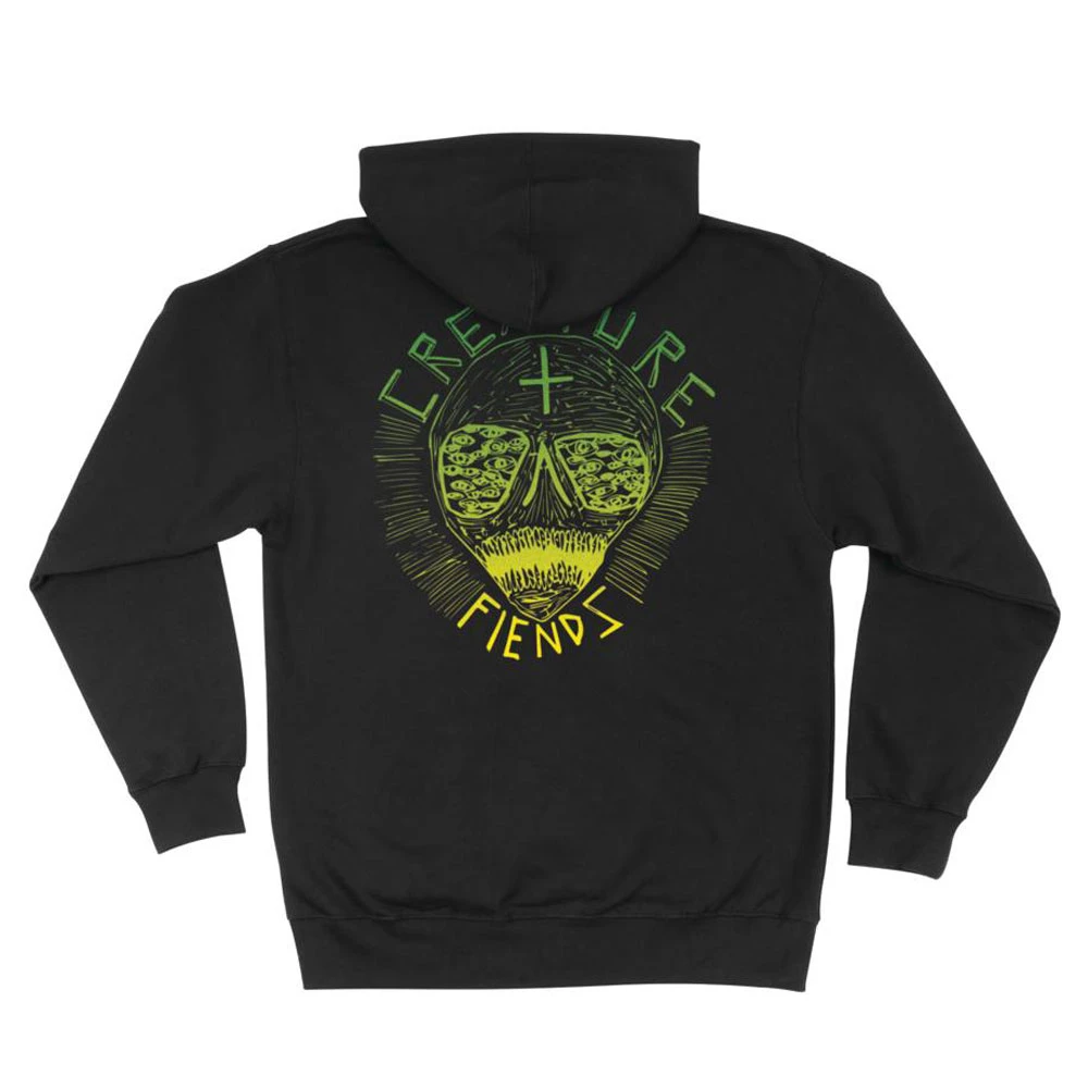 Felpa Creature Magic Handz Zip Hooded Heavyweight Black 1 Felpa Creature Magic Handz Zip Hooded Heavyweight Black