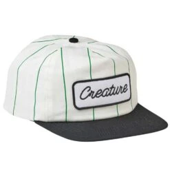 Cappellino Creature Transmission Snapback Natural Stripes -Negozio Di Pattini creature transmission snapback unstructured mid hat natural stripe black 3