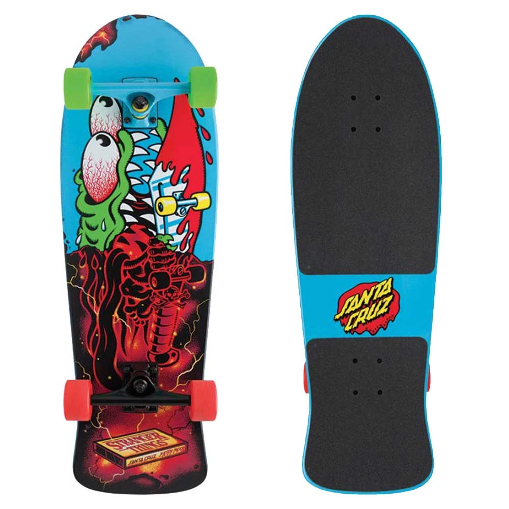 Cruiser Skateboard Santa Cruz Stranger Things Meek Slasher 31.1'' 1 Cruiser Skateboard Santa Cruz Stranger Things Meek Slasher 31.1''