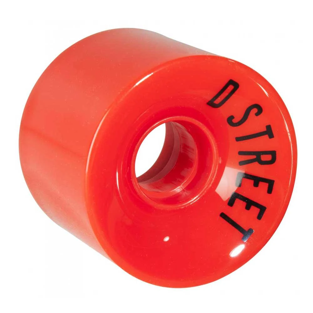 Ruote Da Cruiser D Street Wheels 59 Cent Red 59MM 2 Ruote Da Cruiser D Street Wheels 59 Cent Red 59MM - immagine 2