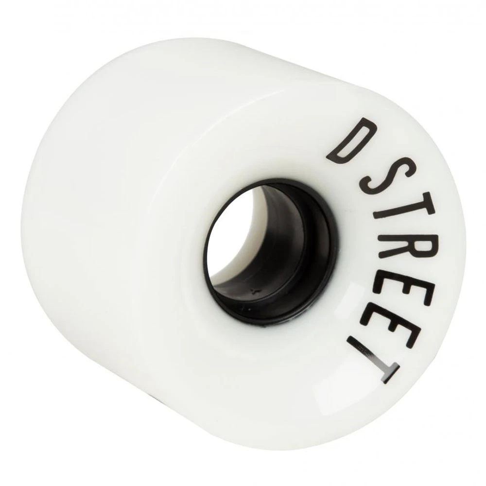 Ruote Da Cruiser D Street Wheels 59 Cent White 59MM 2 Ruote Da Cruiser D Street Wheels 59 Cent White 59MM - immagine 2
