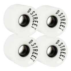 Ruote Da Cruiser D Street Wheels 59 Cent White 59MM 6 Ruote Da Cruiser D Street Wheels 59 Cent White 59MM -Negozio Di Pattini d street wheels 59 cent white 59mm 3