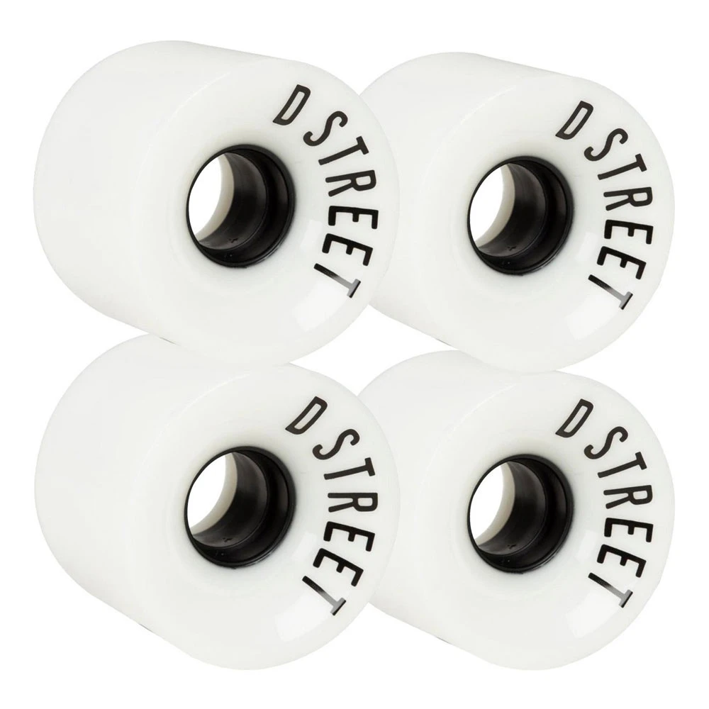 Ruote Da Cruiser D Street Wheels 59 Cent White 59MM 3 Ruote Da Cruiser D Street Wheels 59 Cent White 59MM - immagine 3