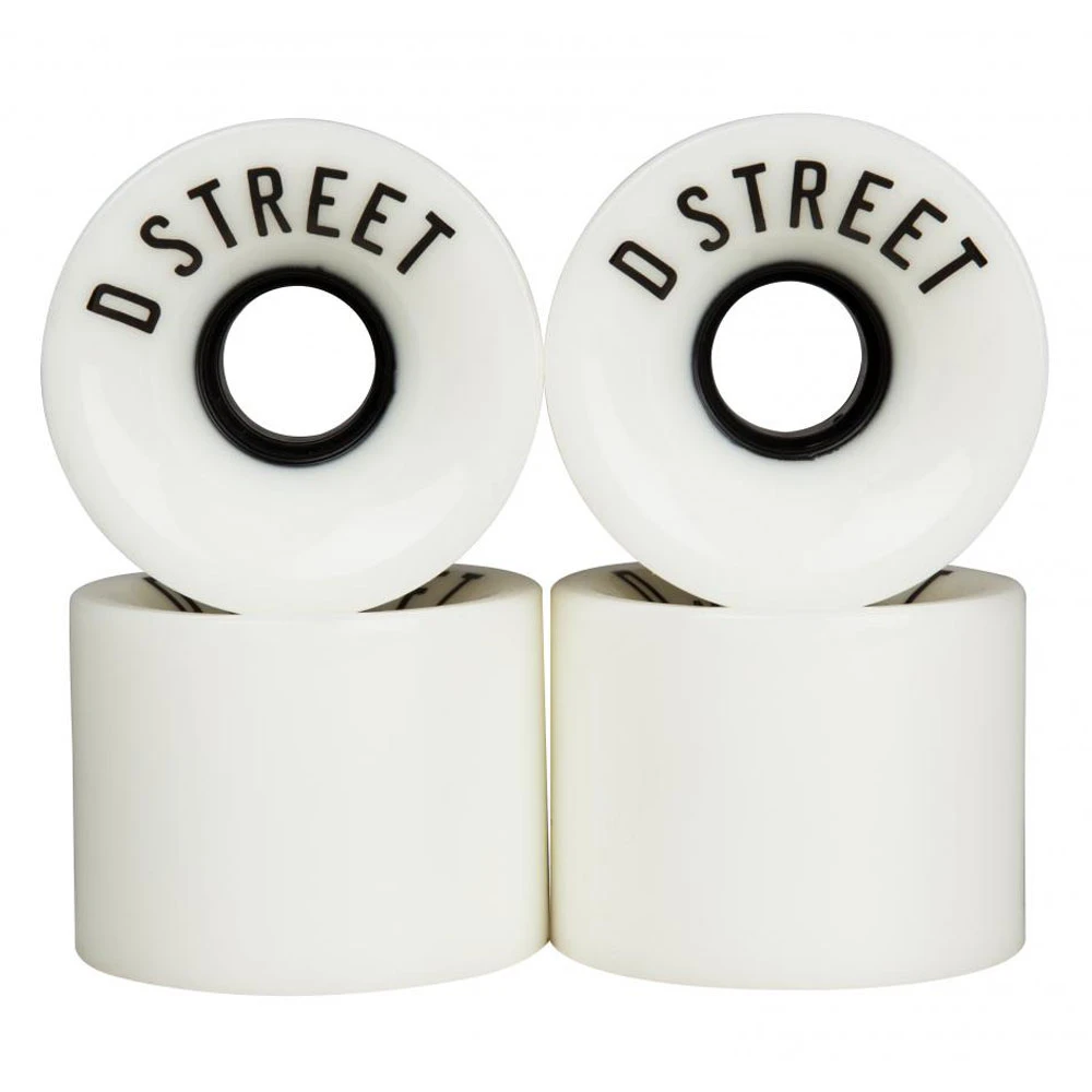 Ruote Da Cruiser D Street Wheels 59 Cent White 59MM 4 Ruote Da Cruiser D Street Wheels 59 Cent White 59MM - immagine 4