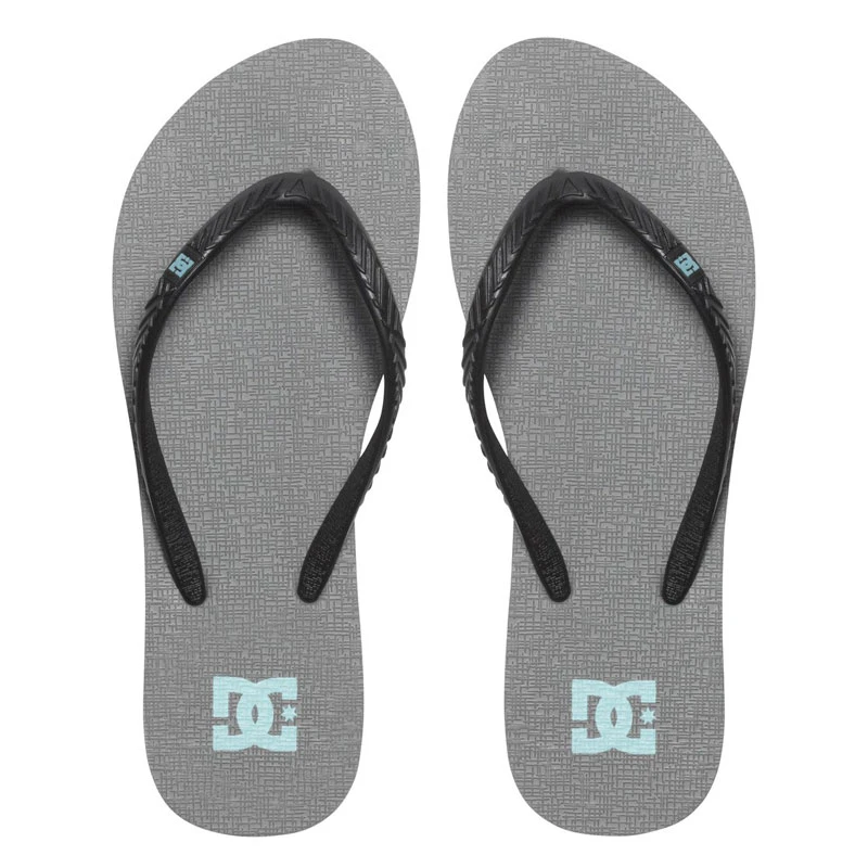 Infradito DC Shoes Sandals Wo's Spray Grey Black Green 1 Infradito DC Shoes Sandals Wo's Spray Grey Black Green