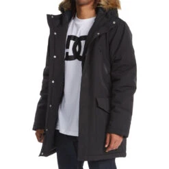 Giacca DC Shoes Bamberg Parka Jacket Black 14 Giacca DC Shoes Bamberg Parka Jacket Black -Negozio Di Pattini dc shoes bamberg jacket black 7
