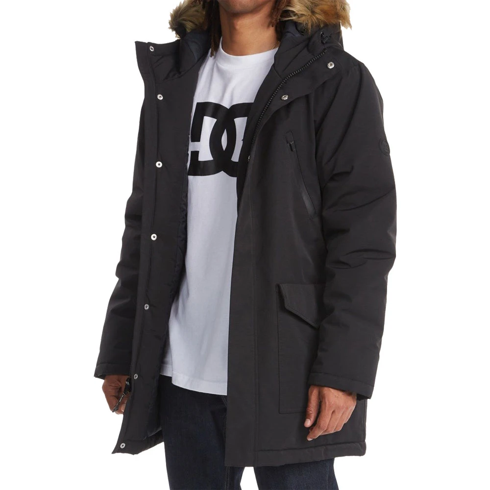 Giacca DC Shoes Bamberg Parka Jacket Black 7 Giacca DC Shoes Bamberg Parka Jacket Black - immagine 7