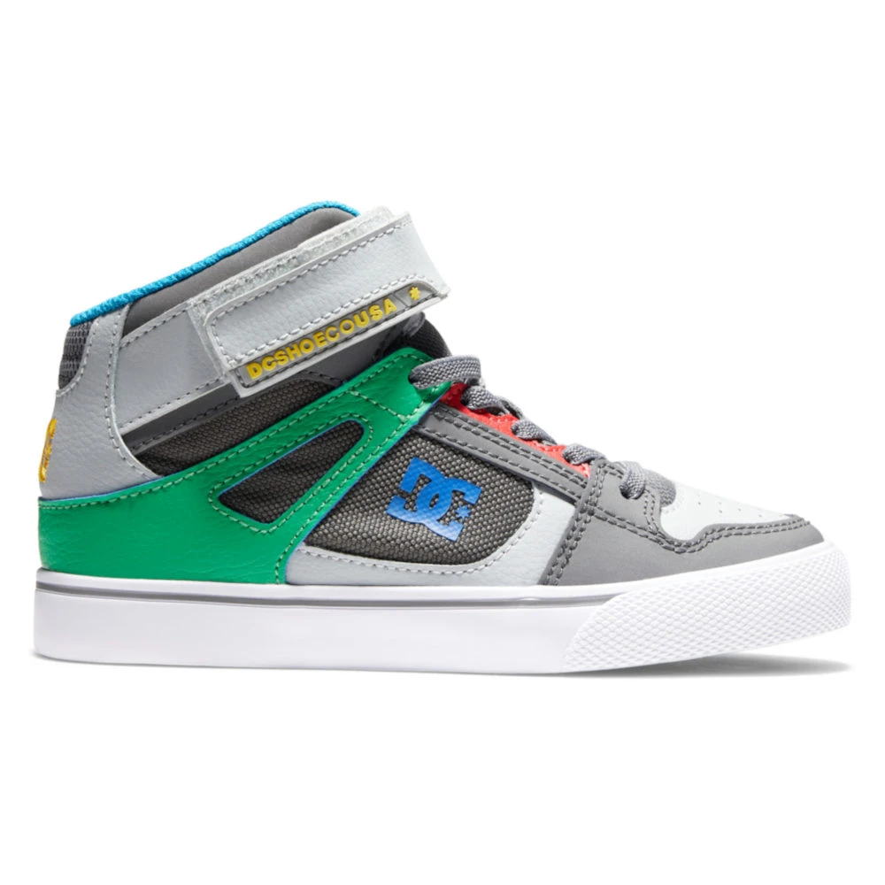 Scarpe DC Shoes Boy Pure High-Top EV Grey Green 1 Scarpe DC Shoes Boy Pure High-Top EV Grey Green