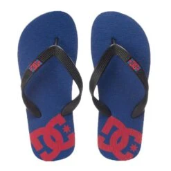 Infradito DC Shoes Boy's Sandals Spray Blue Black Red