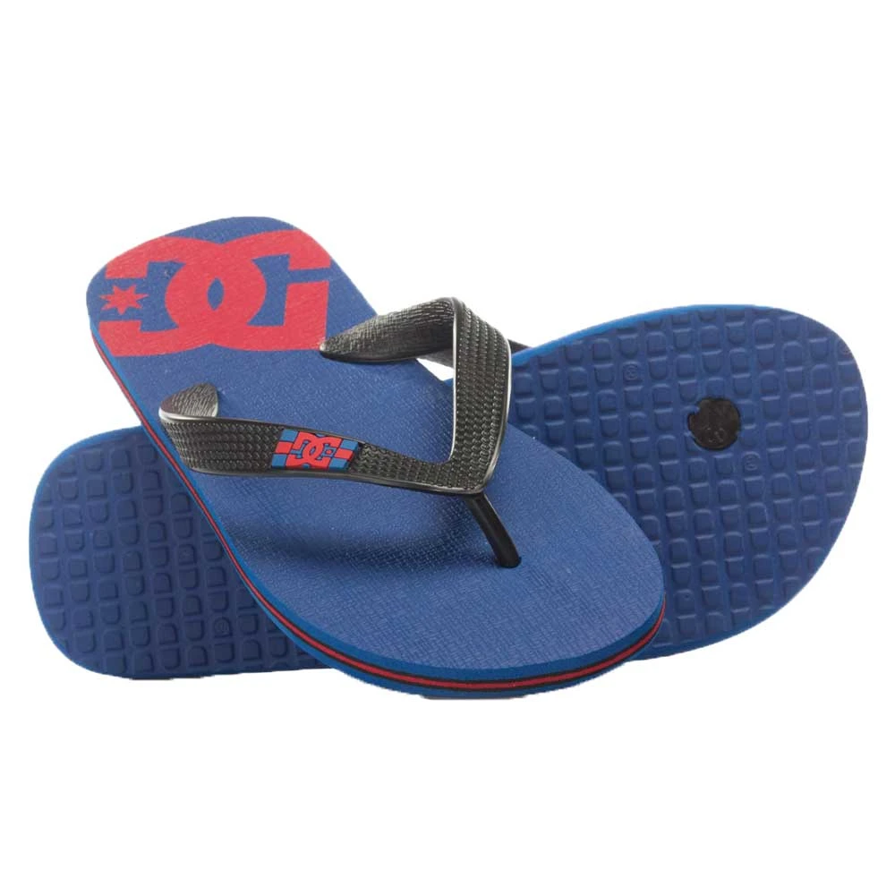 Infradito DC Shoes Boy's Sandals Spray Blue Black Red 2 Infradito DC Shoes Boy's Sandals Spray Blue Black Red - immagine 2