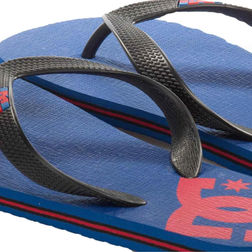 Infradito DC Shoes Boy's Sandals Spray Blue Black Red 4 Infradito DC Shoes Boy's Sandals Spray Blue Black Red - immagine 4