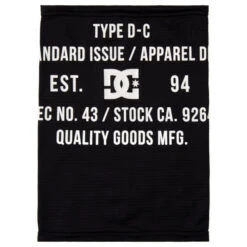 Scaldacollo DC Shoes Canvas Neckwarmer Black