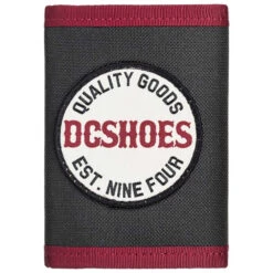 Portafoglio DC Shoes Runt Snap Wallet Black Red