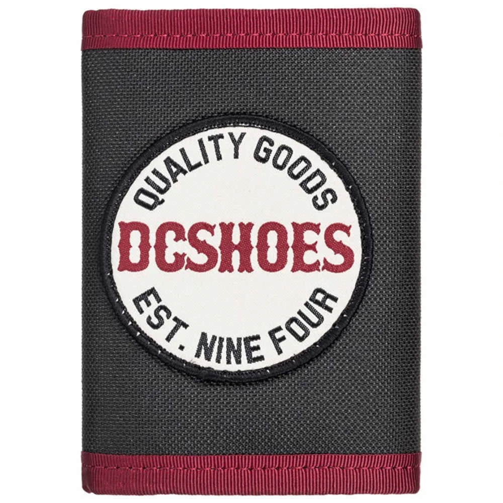 Portafoglio DC Shoes Runt Snap Wallet Black Red 1 Portafoglio DC Shoes Runt Snap Wallet Black Red