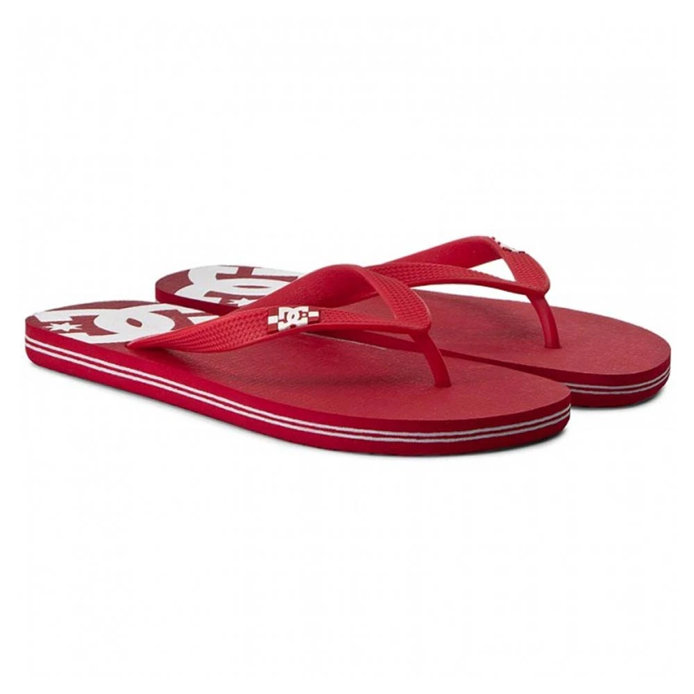 Infradito DC Shoes Sandals Spray Red White 2 Infradito DC Shoes Sandals Spray Red White - immagine 2