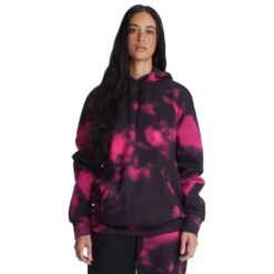 Felpa DC Shoes Wo's Cloudy Hoodie Black Fuchsia Halftone Smoke -Negozio Di Pattini dc shoes wo s cloudy hoodie black fuchsia halftone smoke 3