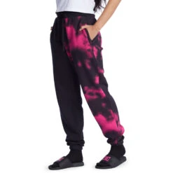 Pantalone Felpato DC Shoes Wo's Cloudy Sweatpant Black Fuchsia Halftone Smoke -Negozio Di Pattini dc shoes wo s cloudy sweatpant black fuchsia halftone smoke 5