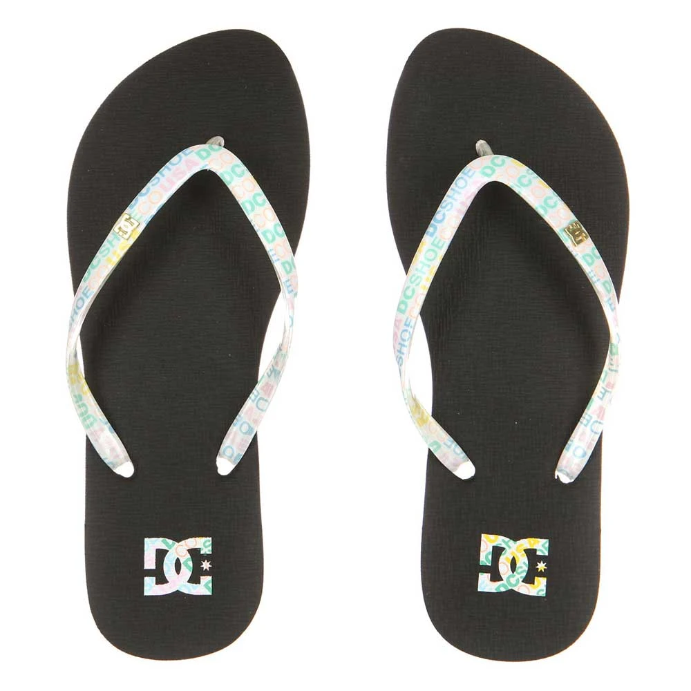 Infradito DC Shoes Wo's Sandals Spray SE Black Print 1 Infradito DC Shoes Wo's Sandals Spray SE Black Print