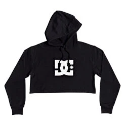 Felpa DC Shoes Wo's Star Cropped Hoodie Black
