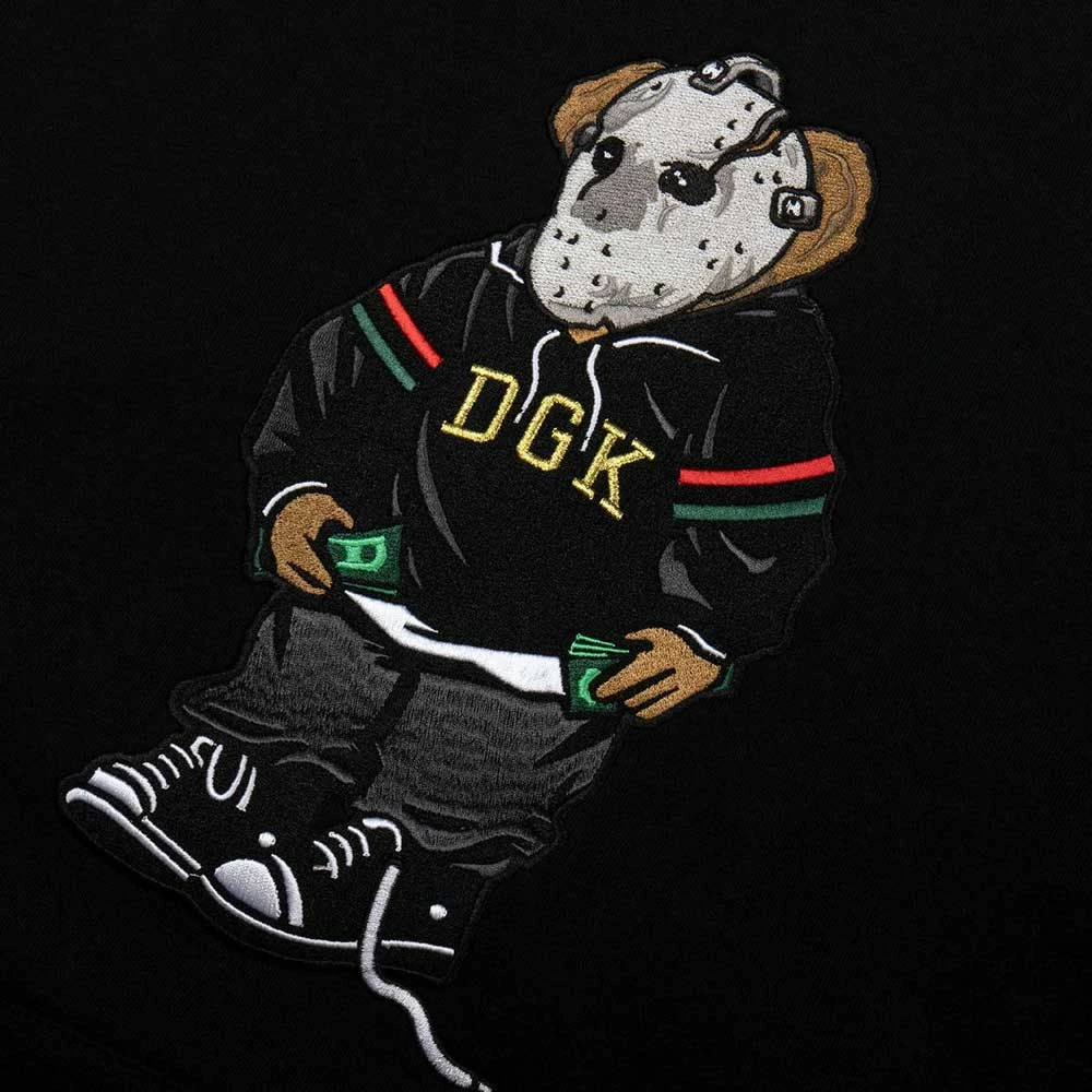 Felpa DGK Skateboards Rival Hoodie Black 4 Felpa DGK Skateboards Rival Hoodie Black - immagine 4