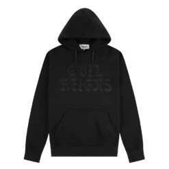 Felpa Doomsday Evil Reigns Embroidered Hoodie Black