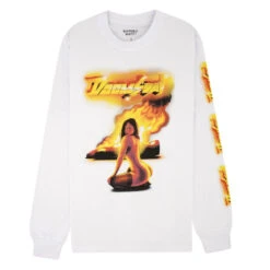 T-shirt Doomsday Longsleeve Fuel White